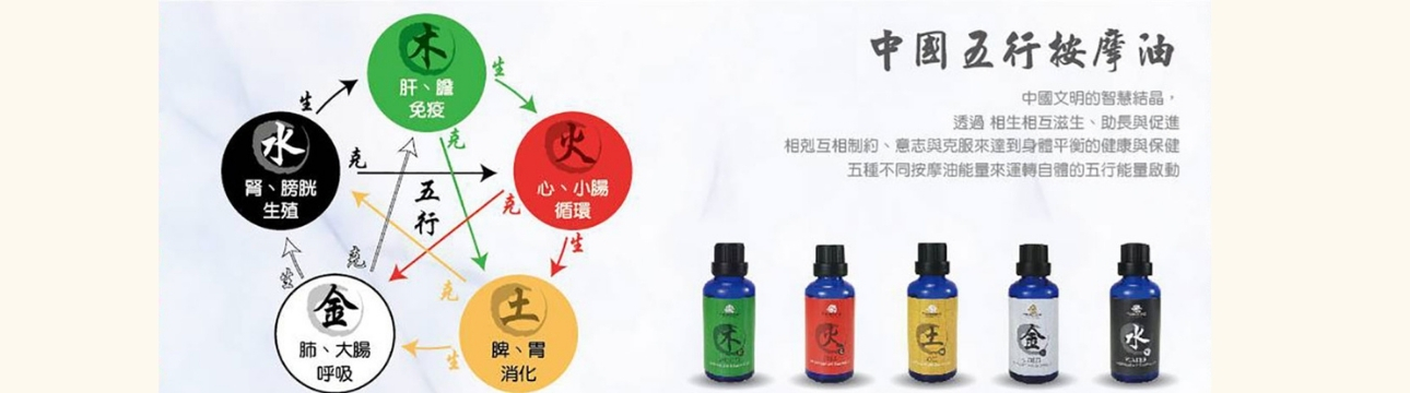 中國五行按摩油